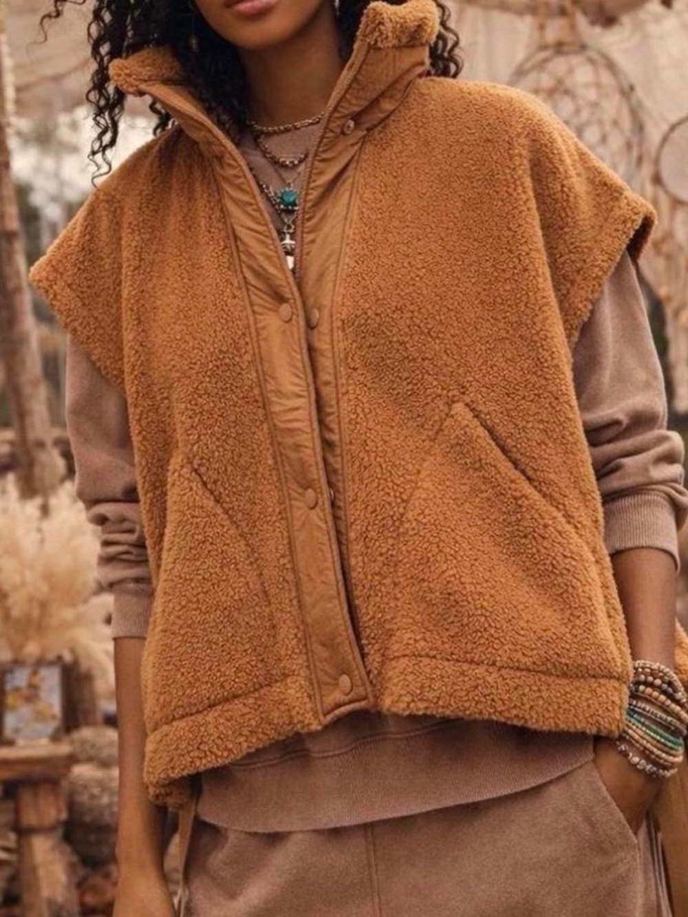 [NWT] Free People Scout It Out Fleece Vest